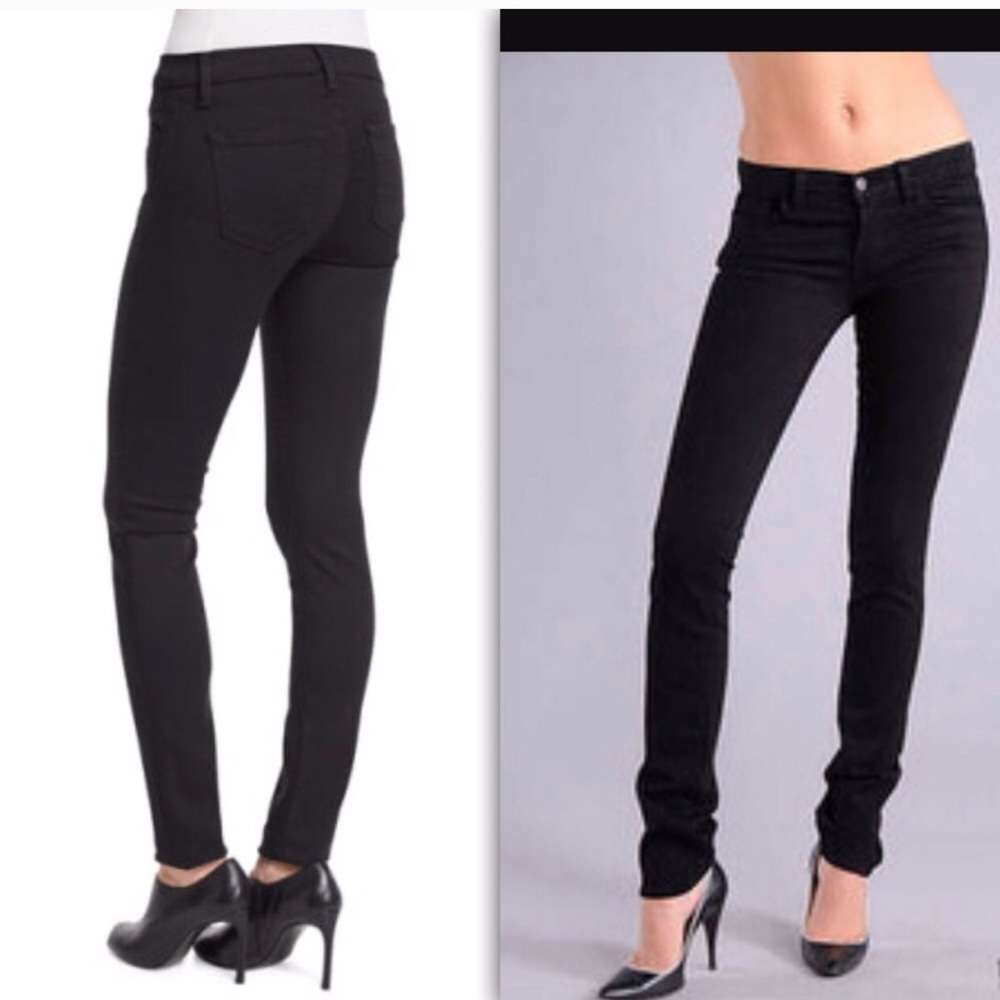 J Brand Jett Black Skinny Jeans Size 31